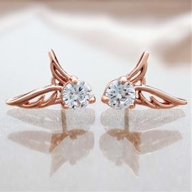 3 PACK: Rose Gold Angel Wings of Clarity